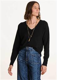 ΓΥΝΑΙΚΕΙΑ ΠΛΕΚΤΗ ΜΠΛΟΥΖΑ ΜΕ ΔΙΑΤΡΗΤΟ ΣΧΕΔΙΟ - FI-PU-ZOLARA ΜΑΥΡΟ LA FEE MARABOUTEE