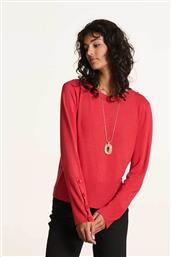 ΓΥΝΑΙΚΕΙΟ ΠΟΥΛΟΒΕΡ ΜΟΝΟΧΡΩΜΟ - FK-PU-EASTER ΚΟΚΚΙΝΟ LA FEE MARABOUTEE