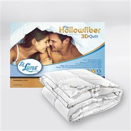 ΠΑΠΛΩΜΑ ΛΕΥΚΟ KING SIZE 240X260 THE 3D HOLLOWFIBER DUVET ΛΕΥΚΟ (240X260) LA LUNA