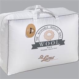 ΠΑΠΛΩΜΑ ΛΕΥΚΟ ΜΑΛΛΙΝΟ ΚΟΥΝΙΑΣ 110X150 THE BABY WOOL NATURAL DUVET ΛΕΥΚΟ (110X150) LA LUNA