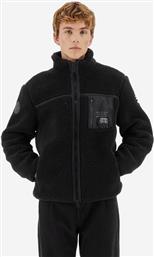 ΑΝΔΡΙΚΟ ΜΠΟΥΦΑΝ ΜΠΟΥΚΛΕ ΜΕ ΨΗΛΟ ΛΑΙΜΟ REGULAR FIT ''BARNEY'' - MBO302-FP115 ΜΑΥΡΟ LA MARTINA