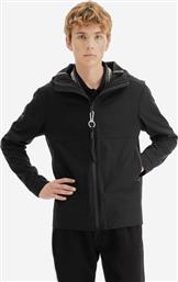 ΑΝΔΡΙΚΟ ΜΠΟΥΦΑΝ ΜΕ ΚΟΥΚΟΥΛΑ ΚΑΙ LOGO PATCH REGULAR FIT ''BARNABAS'' - MBO301-PA121 ΜΑΥΡΟ LA MARTINA