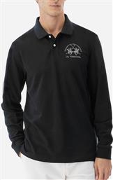 ΜΠΛΟΥΖΑ ΠΟΛΟ ΜΜ MAN L/S POLO PIQUET STRETCH LA MARTINA
