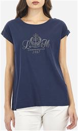 ΜΠΛΟΥΖΑ T-SHIRT ΚΜ WOMAN T-SHIRT S/S 40/1 COTTON LA MARTINA από το SHOPPING HOUSE