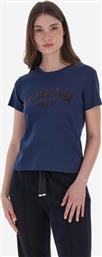 ΓΥΝΑΙΚΕΙΟ T-SHIRT ΜΕ LOGO PRINT SLIM FIT ''BASANTA'' - WBR301-RB013 ΜΠΛΕ ΣΚΟΥΡΟ LA MARTINA