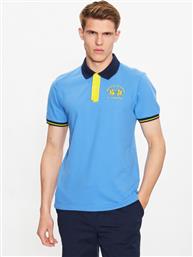 POLO VMP005 PK001 ΜΠΛΕ SLIM FIT LA MARTINA