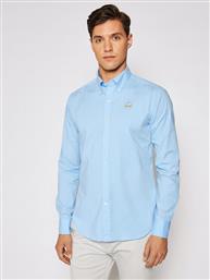 ΠΟΥΚΑΜΙΣΟ POPLIN CCMC02 PP003 ΓΑΛΑΖΙΟ SLIM FIT LA MARTINA