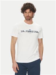 T-SHIRT AGUER MAR304 JS206 ΛΕΥΚΟ REGULAR FIT LA MARTINA