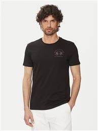 T-SHIRT VERNIE MAR009 JS206 ΜΑΥΡΟ REGULAR FIT LA MARTINA