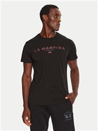 T-SHIRT ZMR007 JS206 ΜΑΥΡΟ REGULAR FIT LA MARTINA από το MODIVO