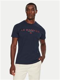 T-SHIRT ZMR007 JS206 ΣΚΟΥΡΟ ΜΠΛΕ REGULAR FIT LA MARTINA