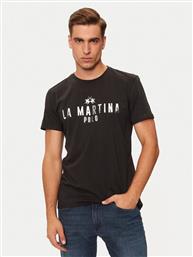 T-SHIRT ZMR322 JS206 ΜΑΥΡΟ REGULAR FIT LA MARTINA από το MODIVO