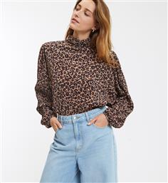 ΜΠΛΟΥΖΑ ΜΕ ΟΡΘΙΟ ΛΑΙΜΟ ΚΑΙ ANIMAL PRINT LA REDOUTE COLLECTIONS