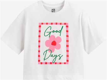 ΜΠΛΟΥΖΑΚΙ ΜΕ ΣΤΡΟΓΓΥΛΗ ΛΑΙΜΟΚΟΨΗ LA REDOUTE COLLECTIONS