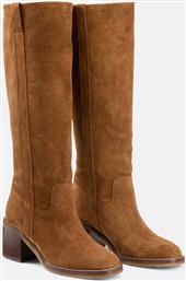 ΜΠΟΤΕΣ ΑΠΟ NUBUCK ΜΕ ΦΑΡΔΥ ΤΑΚΟΥΝΙ LA REDOUTE COLLECTIONS