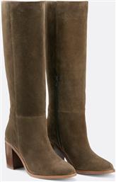 ΜΠΟΤΕΣ ΑΠΟ NUBUCK ΜΕ ΦΑΡΔΥ ΤΑΚΟΥΝΙ LA REDOUTE COLLECTIONS