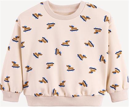 ΦΟΥΤΕΡ ΜΕ ΣΤΡΟΓΓΥΛΗ ΛΑΙΜΟΚΟΨΗ ΚΑΙ ΣΤΑΜΠΑ ΣΚΥΛΟΥΣ ΑΠΟ ΦΟΥΤΕΡ ΥΦΑΣΜΑ LA REDOUTE COLLECTIONS