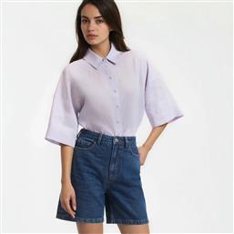 ΛΙΝΟ ΠΟΥΚΑΜΙΣΟ ΜΕ ΜΑΝΙΚΙΑ ΜΕΧΡΙ ΤΟΥΣ ΑΓΚΩΝΕΣ LA REDOUTE COLLECTIONS