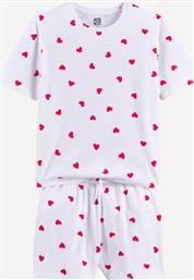 ΠΥΖΑΜΑ ΣΟΡΤΣΑΚΙ ΜΕ ΣΤΑΜΠΑ ΚΑΡΔΙΕΣ ΑΠΟ ΒΑΜΒΑΚΙ LA REDOUTE COLLECTIONS