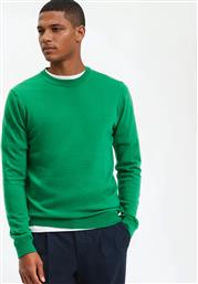 ΠΛΕΚΤΟ ΜΕ ΣΤΡΟΓΓΥΛΗ ΛΑΙΜΟΚΟΨΗ ΑΠΟ ΜΑΛΛΙ ΜΕΡΙΝΟΣ LA REDOUTE COLLECTIONS