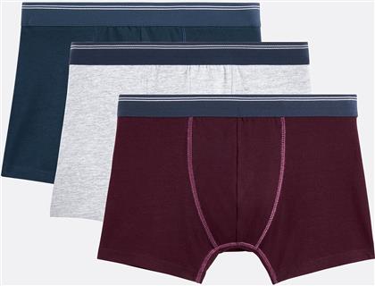 ΣΕΤ 3 ΜΠΟΞΕΡ ΑΠΟ ΕΛΑΣΤΙΚΟ ΒΑΜΒΑΚΙ LA REDOUTE COLLECTIONS