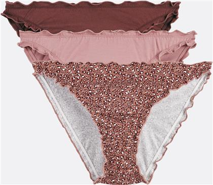 ΣΕΤ 3 ΣΛΙΠ ΑΠΟ STRETCH ΒΑΜΒΑΚΙ LA REDOUTE COLLECTIONS