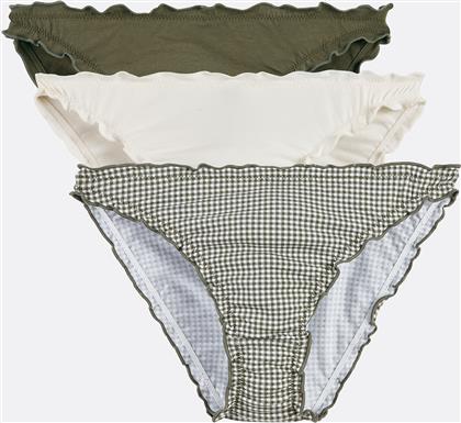 ΣΕΤ 3 ΣΛΙΠ ΑΠΟ STRETCH ΒΑΜΒΑΚΙ LA REDOUTE COLLECTIONS