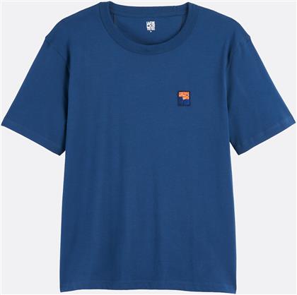 T-SHIRT ΜΕ ΣΤΡΟΓΓΥΛΗ ΛΑΙΜΟΚΟΨΗ LA REDOUTE COLLECTIONS