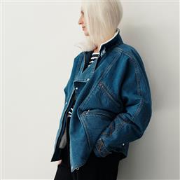 ΚΟΝΤΟ ΤΖΙΝ ΜΠΟΥΦΑΝ BIKER ΜΕ ΓΟΥΝΑ LA REDOUTE