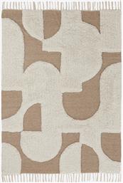 ΔΙΧΡΩΜΟ ΧΑΛΙ ΑΠΟ ΜΑΛΛΙ ΚΑΙ ΒΑΜΒΑΚΙ 120X170 CM Μ120XΠ170CM LA REDOUTE INTERIEURS