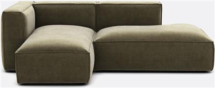 ΓΩΝΙΑΚΟΣ ΑΡΙΣΤΕΡΟΣ ΚΑΝΑΠΕΣ ΜΕ ΒΕΛΟΥΔΙΝΗ ΤΑΠΕΤΣΑΡΙΑ Μ200XΠ288XΥ142CM LA REDOUTE INTERIEURS