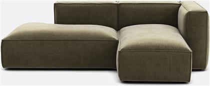 ΓΩΝΙΑΚΟΣ ΔΕΞΙΟΣ ΚΑΝΑΠΕΣ ΜΕ ΒΕΛΟΥΔΙΝΗ ΤΑΠΕΤΣΑΡΙΑ Μ200XΠ288XΥ142CM LA REDOUTE INTERIEURS