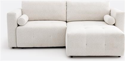 ΓΩΝΙΑΚΟΣ ΚΑΝΑΠΕΣ-ΚΡΕΒΑΤΙ ΑΠΟ ΥΦΑΝΤΗ CHENILLE Μ165XΠ236XΥ89CM LA REDOUTE INTERIEURS