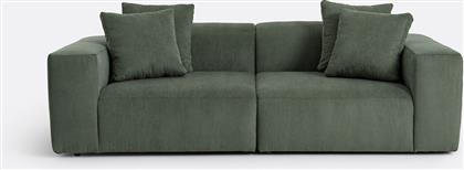 ΚΑΝΑΠΕΣ 3 ΘΕΣΕΩΝ ΑΠΟ ΛΕΠΤΟ ΡΙΓΕ ΒΕΛΟΥΔΟ Μ112XΠ240XΥ70CM LA REDOUTE INTERIEURS