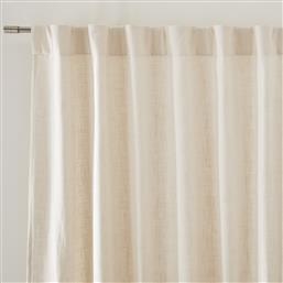 ΚΟΥΡΤΙΝΑ ΑΠΟ ΒΑΜΒΑΚΙ ΜΕ ΚΡΥΦΕΣ ΘΗΛΙΕΣ 250X140 CM LA REDOUTE INTERIEURS