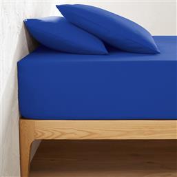 ΜΟΝΟΧΡΩΜΟ ΒΑΜΒΑΚΕΡΟ ΣΕΝΤΟΝΙ ΜΕ ΛΑΣΤΙΧΟ ΓΙΑ ΣΤΡΩΜΑΤΑ ΜΕΓΑΛΟΥ ΠΑΧΟΥΣ 90X190 CM LA REDOUTE INTERIEURS