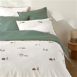 ΠΑΠΛΩΜΑΤΟΘΗΚΗ ΑΠΟ ΠΛΥΜΕΝΟ ΒΑΜΒΑΚΙ 140X200 CM LA REDOUTE INTERIEURS