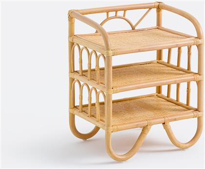 ΡΕΤΡΟ ΚΟΜΟΔΙΝΟ ΑΠΟ ΡΑΤΑΝ Μ32CM LA REDOUTE INTERIEURS