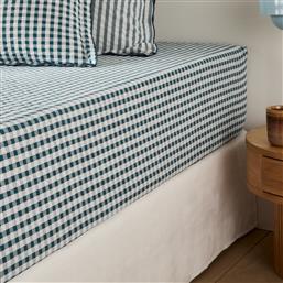ΣΕΝΤΟΝΙ ΜΕ ΛΑΣΤΙΧΟ ΑΠΟ ΒΑΜΒΑΚΙ SEERSUCKER 30ΕΚ. 90X190 CM LA REDOUTE INTERIEURS