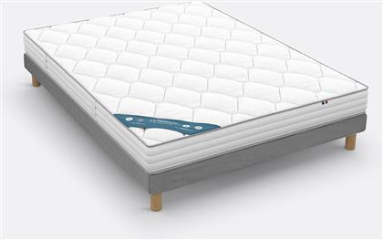 ΣΕΤ ΣΤΡΩΜΑ LATEX ΚΑΙ MEMORY FOAM ΜΕ ΥΦΑΣΜΑΤΙΝΗ ΒΑΣΗ ΜΕ ΤΑΒΛΕΣ 90X190 CM LA REDOUTE INTERIEURS