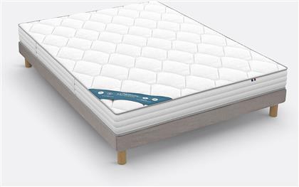 ΣΕΤ ΣΤΡΩΜΑ LATEX ΚΑΙ MEMORY FOAM ΜΕ ΥΦΑΣΜΑΤΙΝΗ ΒΑΣΗ ΜΕ ΤΑΒΛΕΣ 90X190 CM LA REDOUTE INTERIEURS