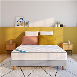 ΣΕΤ ΣΤΡΩΜΑ ΛΑΤΕΞ ΜΕΤΡΙΑΣ ΣΚΛΗΡΟΤΗΤΑΣ 15ΕΚ ΜΕ 3 ΖΩΝΕΣ ΚΑΙ ΥΦΑΣΜΑΤΙΝΗ ΒΑΣΗ ΜΕ 10 ΤΑΒΛΕΣ 70X190 CM LA REDOUTE INTERIEURS