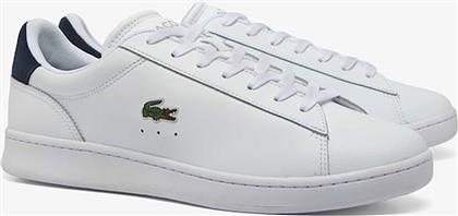 ΑΝΔΡΙΚΑ ΔΕΡΜΑΤΙΝΑ SNEAKERS ''CARNABY' - 48SMA0011042 ΛΕΥΚΟ LACOSTE