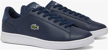 ΑΝΔΡΙΚΑ ΔΕΡΜΑΤΙΝΑ SNEAKERS ''CARNABY'' - 48SMA0011092 ΜΠΛΕ ΣΚΟΥΡΟ LACOSTE από το NOTOS