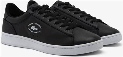 ΑΝΔΡΙΚΑ ΔΕΡΜΑΤΙΝΑ SNEAKERS ''CARNABY'' - 49SMA0032312 ΜΑΥΡΟ LACOSTE