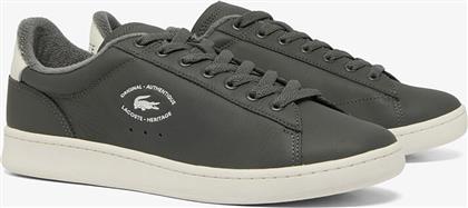 ΑΝΔΡΙΚΑ ΔΕΡΜΑΤΙΝΑ SNEAKERS ''CARNABY SET'' - 48SMA00122M1 ΑΝΘΡΑΚΙ LACOSTE