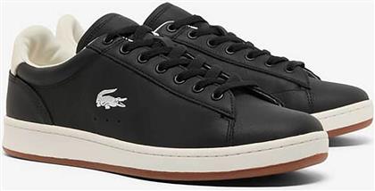 ΑΝΔΡΙΚΑ ΔΕΡΜΑΤΙΝΑ SNEAKERS ''CARNABY SET'' - 50SMA0058421 ΜΑΥΡΟ LACOSTE