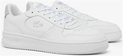 ΑΝΔΡΙΚΑ ΔΕΡΜΑΤΙΝΑ SNEAKERS ''L001' - 48SMA001821G ΛΕΥΚΟ LACOSTE