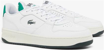 ΑΝΔΡΙΚΑ ΔΕΡΜΑΤΙΝΑ SNEAKERS ''L001' - 48SMA0021WG1 ΛΕΥΚΟ LACOSTE