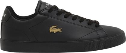 ΑΝΔΡΙΚΑ ΔΕΡΜΑΤΙΝΑ SNEAKERS LEROND 50CMA001602H ΜΑΥΡΑ LACOSTE